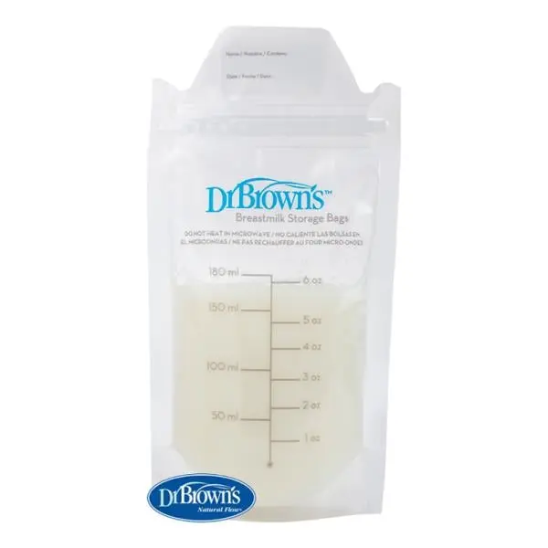 DR.BROWN'S Sáčky na uskladnění mateřského mléka 180 ml 25ks