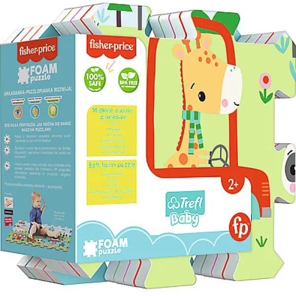 Pěnové puzzle Úsměv Fisher Price - puzzle z kategorie Multi puzzle