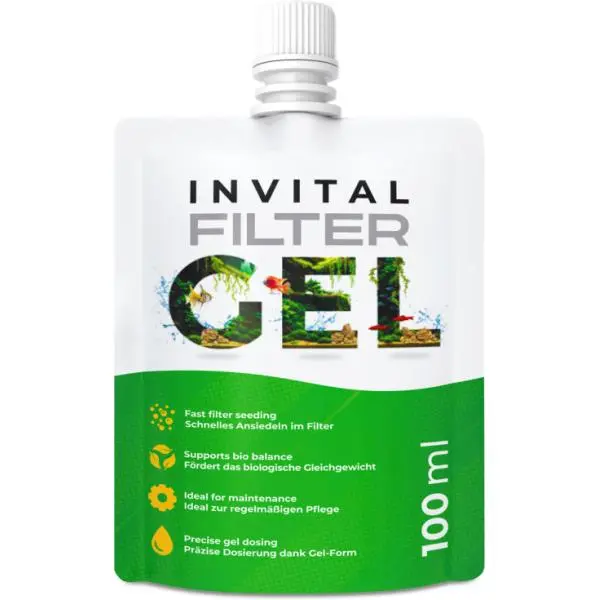 INVITAL FilterGel 100 ml bakterie pro akvarijní filtraci