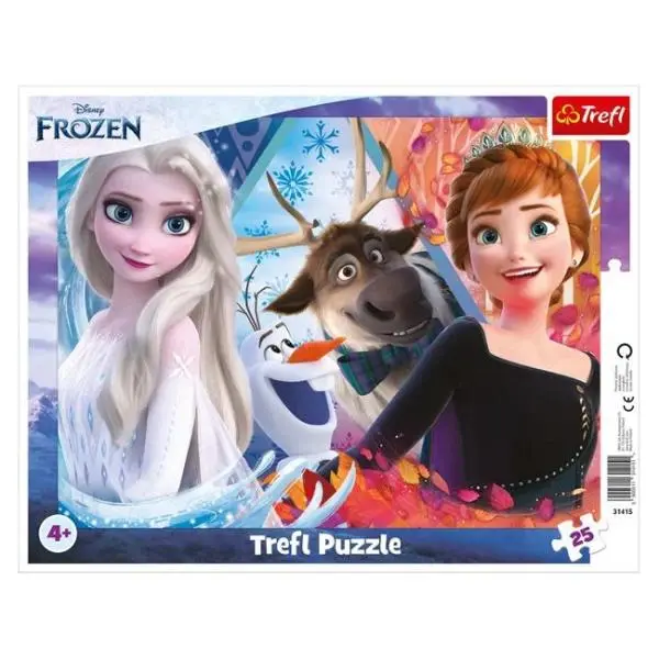 Puzzle rámkové 25 Frozen 2 - puzzle z kategorie 15 – 60 dielikov