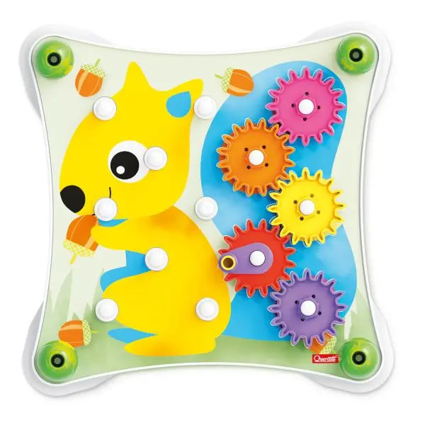 Quercetti Jumbo Gears - barevné ozubené kola