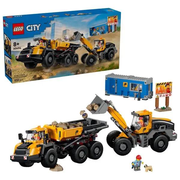 LEGO® City 60494 Vyklápěcí náklaďák a čelní nakladač