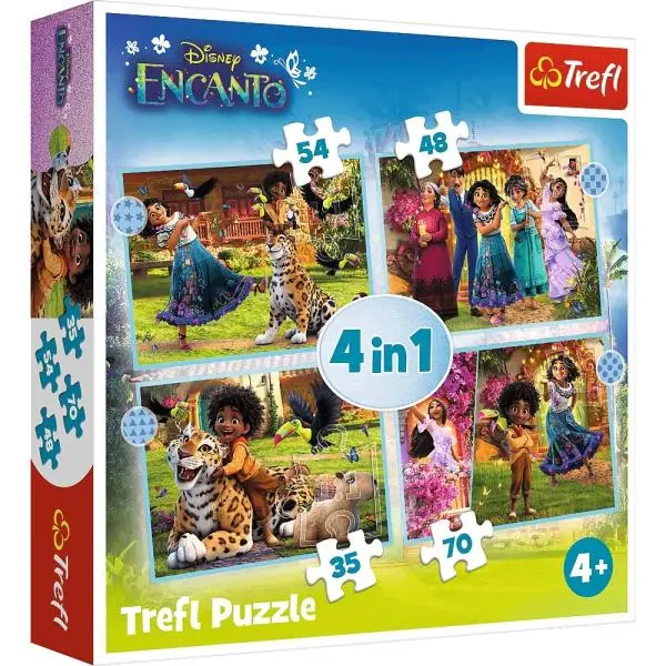 Encanto 4v1 - puzzle z kategorie 15 – 60 dielikov
