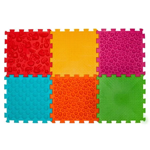 Ortek Masážní podložka „Ortek Mix Puzzle“ 6 prvků Měkká