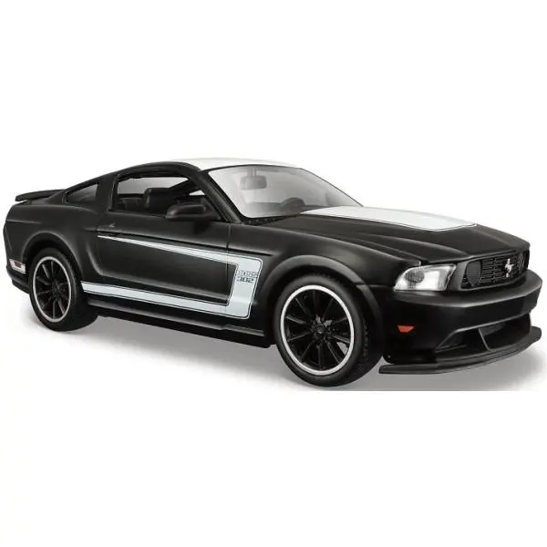 Maisto - Ford Mustang Boss 302, matný černý, 1:24