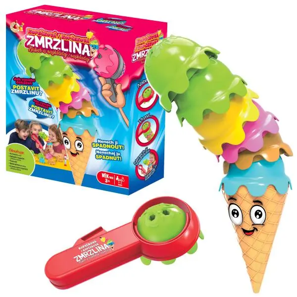 STUDO GAMES - Kopečková zmrzlina - Nabírej a naskládej
