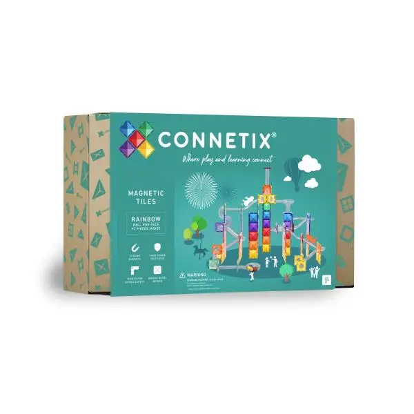 Connetix Tiles - Kuličková dráha 92 ks