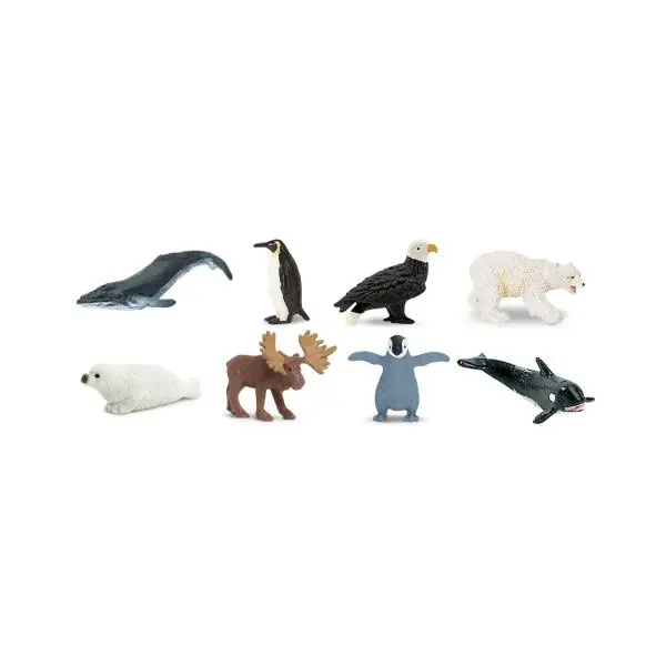 Sada figurek Safari Arktida - Good Luck Minis Funpack uni
