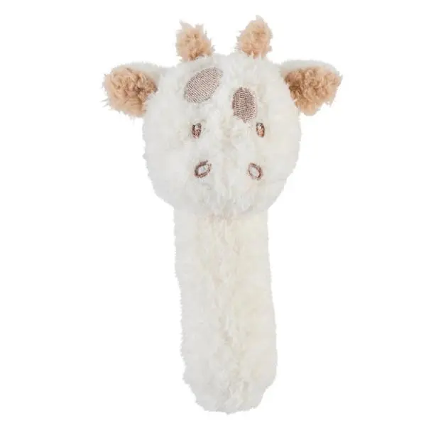 NATTOU Hračka plyšová chrastítko Teddy žirafa 14 cm, 0m+
