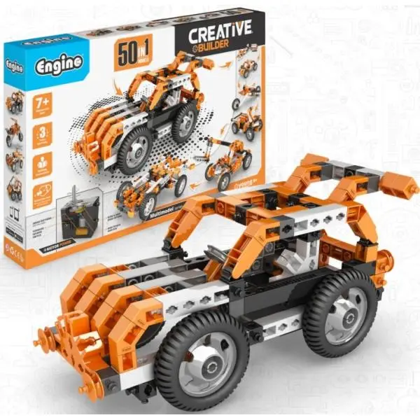 Engino Creative Builder 50 modelů s motorkem