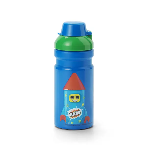 LEGO Rocket láhev na pití - modrá/zelená