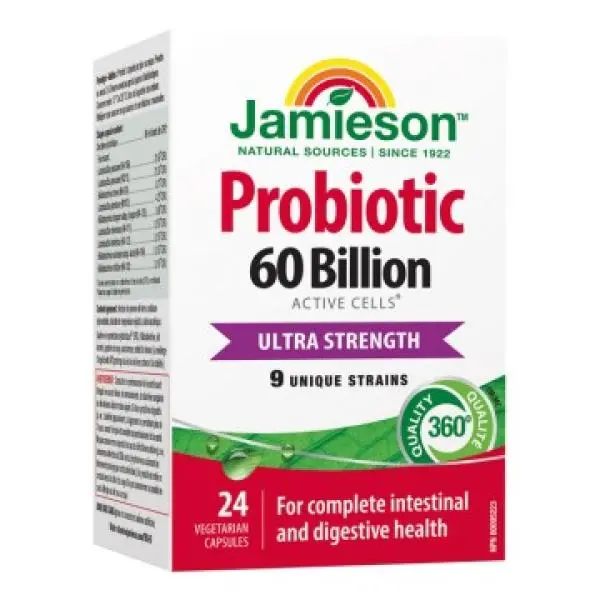 JAMIESON Probiotic 60miliard ULTRA STRENGTH cps.24