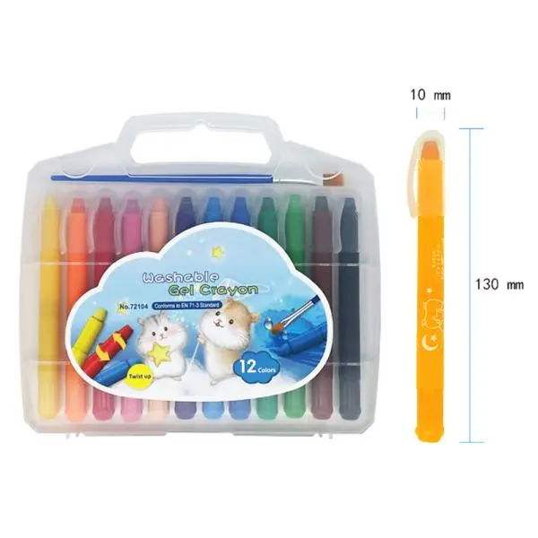 Sparkys CreaFun - Gelové omyvatelné pastelky 12 barev