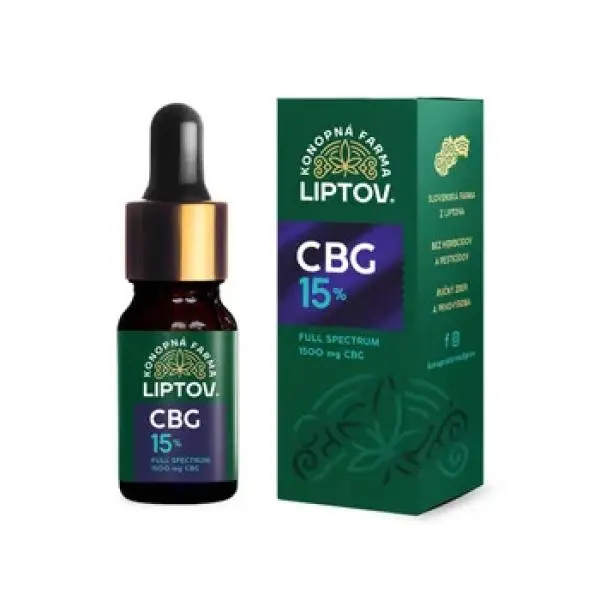 CBG olej 15 % FULL SPECTRUM PREMIUM