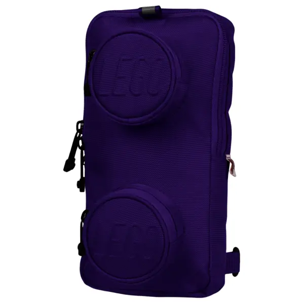 LEGO Signature Brick 1x2 Sling Bag - tmavofialová