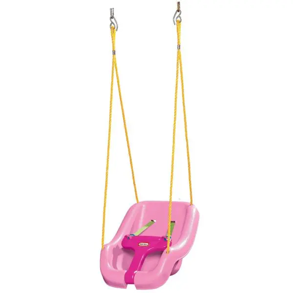 Little Tikes Houpačka 2 v 1 Snug 'n Secure - růžová