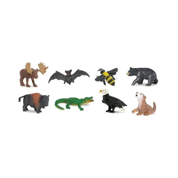 Safari® Fun pack Zvířátka Severní Ameriky 8 figurek