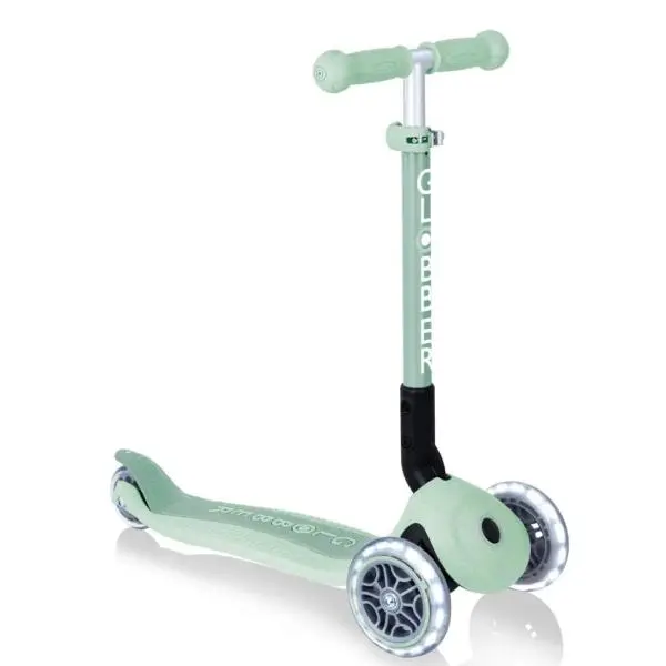 Koloběžka Globber - Junior Foldable Lights Ecologic, Pistachio