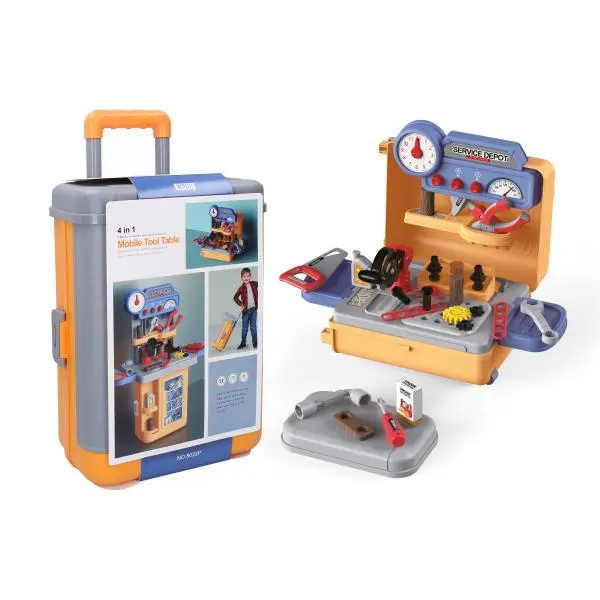 Nářadí set stolek v kufříku 49 x 24 x 64 cm