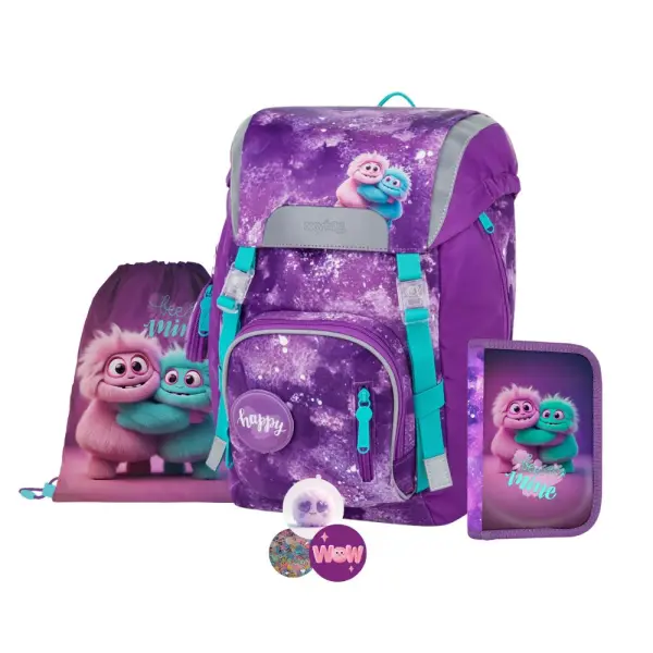 Školní batohový set 4dílný OXY SKY Monster