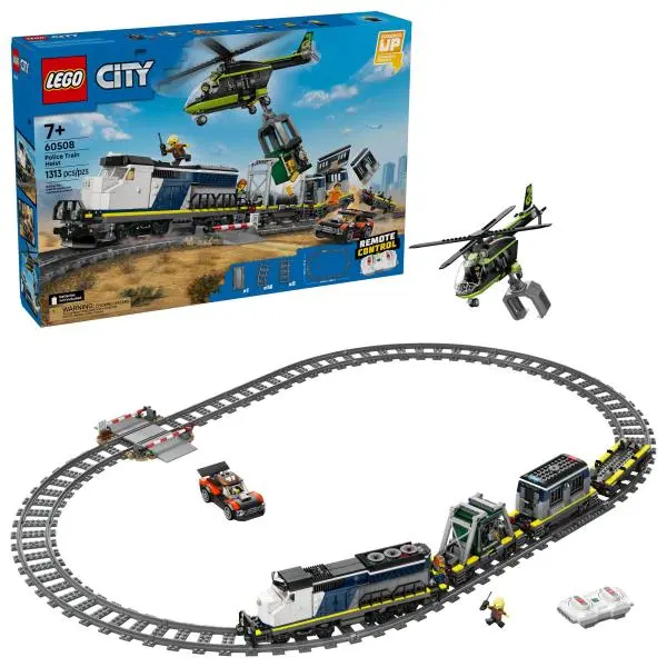 LEGO® City 60508 Loupež v policejním vlaku
