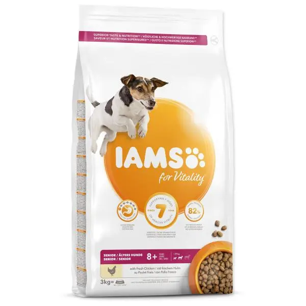 Iams Dog Senior Small&Medium Chicken 3kg