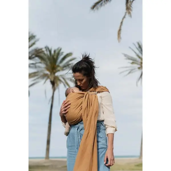BOBA Nosítko dětí / šátek Ring Wrap - Rye
