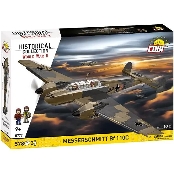 Cobi II WW Messerschmitt Bf 110C, 1:32, 573 k, 2 f