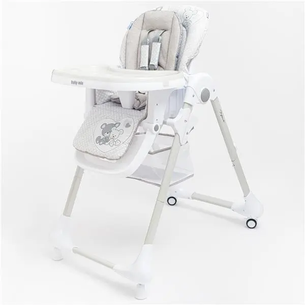BABY MIX Jídelní židlička Infant grey