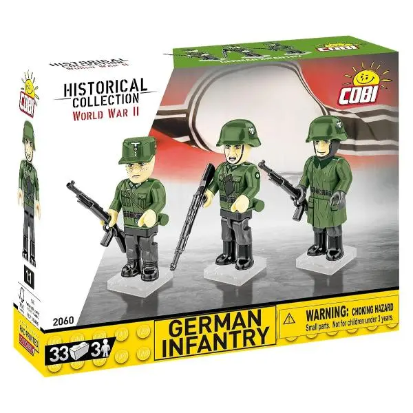 Cobi 3 figurky s doplňky Wehrmacht, 35 k