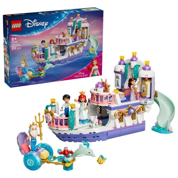LEGO® Disney™ 43299 Arielina královská svatební loď