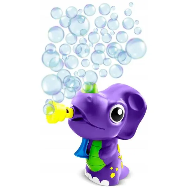 Bubble Fun Bublifuk Dinosaurus s náplní 60 ml - fialový