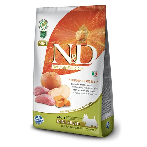 ND Dog Pumpkin Adult Mini 2,5kg hovädzia, jablko