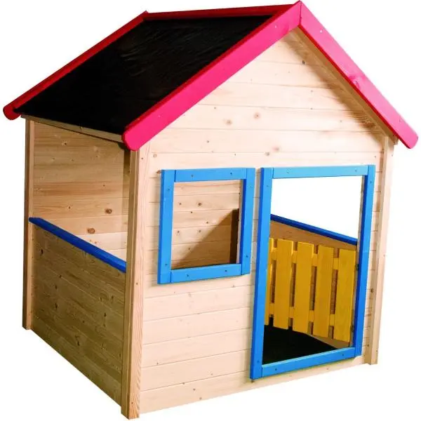 Woody Zahradní domeček s barevným lemováním