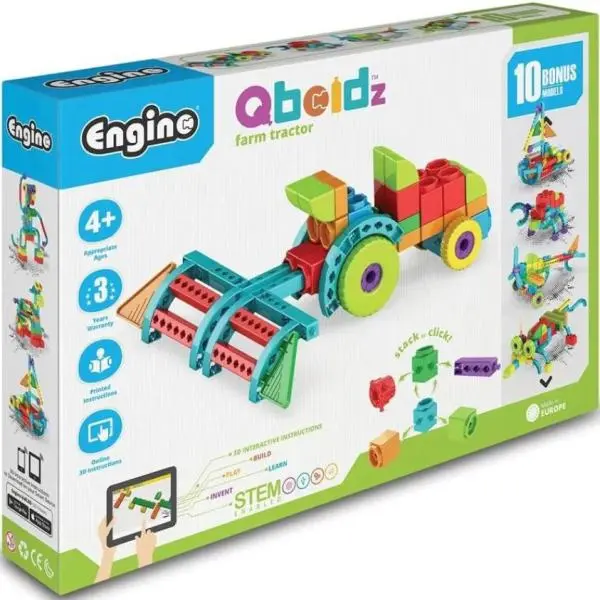 Engino Qboidz Traktor 10 modelů
