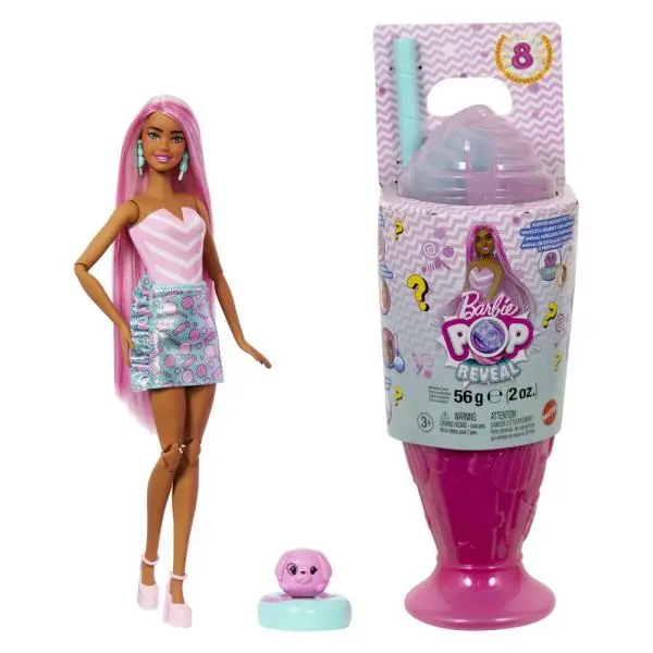 Mattel Barbie POP REVEAL Barbie odměny růžová