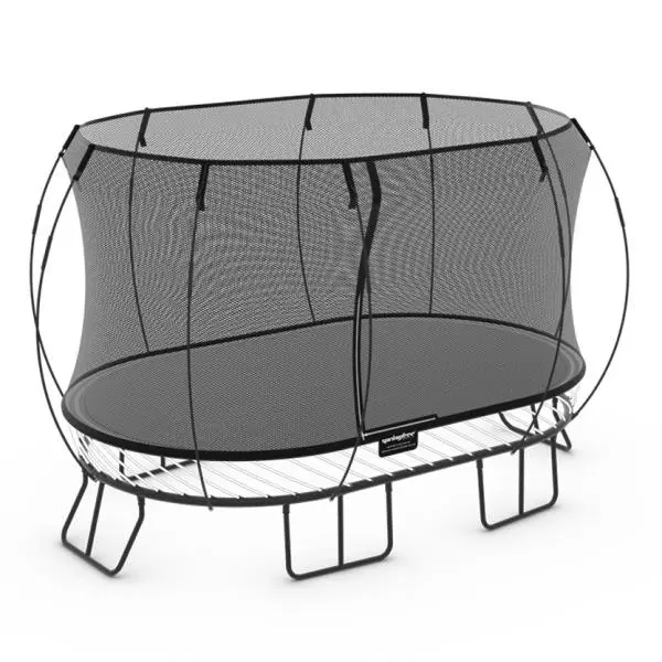 Springfree Trampoline® Large Oval (O92) Trampolína s ochrannou sítí, 240 × 400 cm