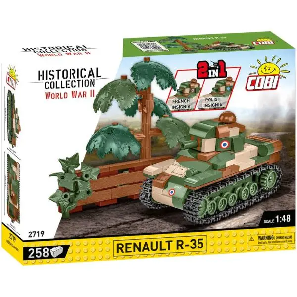 Cobi Stavebnice HC WWII Renault R-35 258 kS.