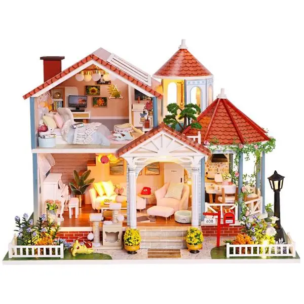Dvěděti miniatura domečku Roztomilá vila
