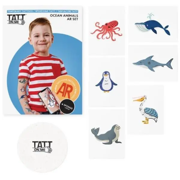 TATTonMe Živé tetovačky pre deti Morské zvieratá