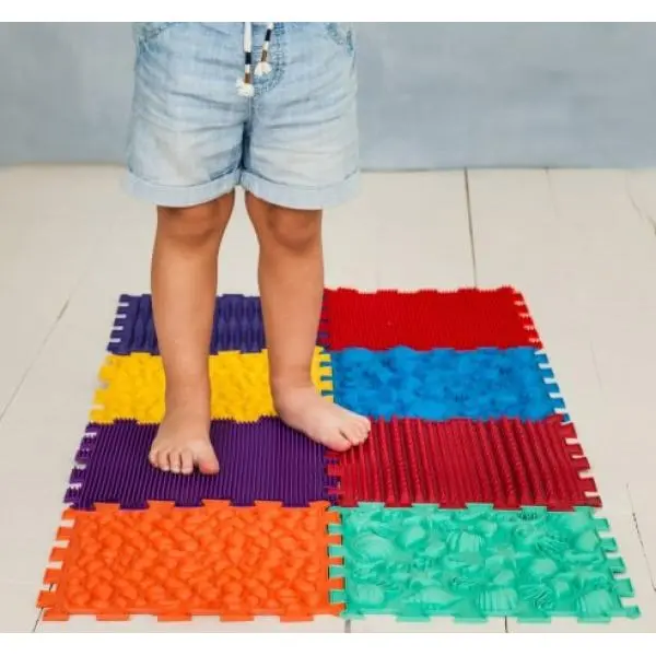 Ortek Masážní ortopedická podložka Puzzle "Námořní" 8 prvků
