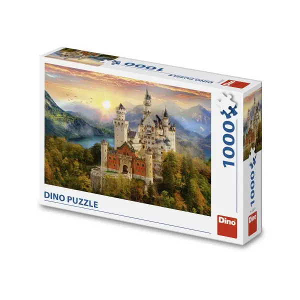 Malovaný Neuschwanstein 1000 puzzle