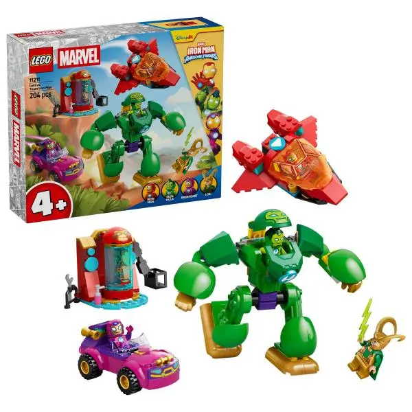 Lego® marvel 11211 loki vs. iron manův tým
