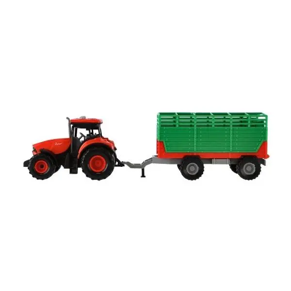Traktor s vozíkem a efekty 36cm