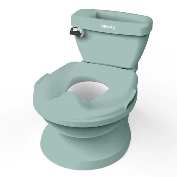 INGENUITY Toaleta dětská se zvukem My Size™ zelená