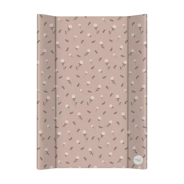 CEBA BABY Přebalovací podložka 2-hranná s pevnou deskou (50x70) Basic Petite Blossoms