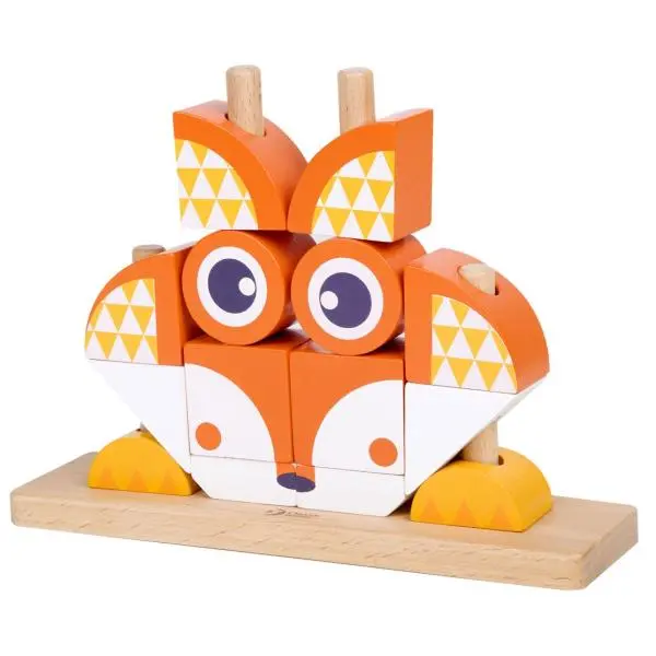 Teddies Skládanka - Liška - 19 ks