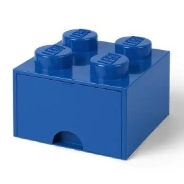 LEGO® úložný box 4 s šuplíkem - Modrá