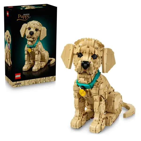LEGO® Icons 11384 Štěně zlatého retrívra