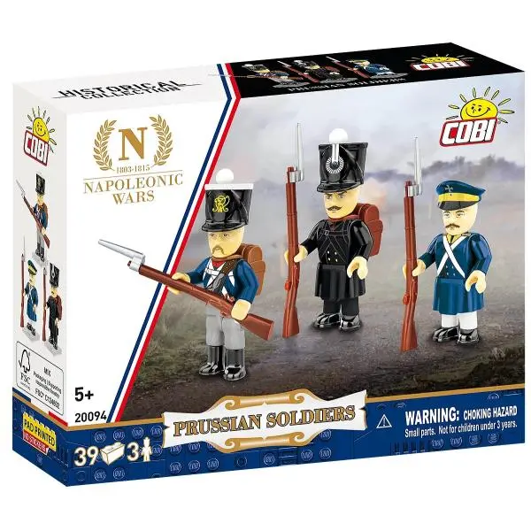Cobi 20094 pruští vojáci 3 figurky s doplňky, 39 k